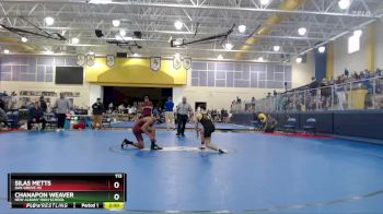 113 lbs Champ. Round 1 - Silas Metts, Oak Grove HS vs Chanapon Weaver, New Albany High School