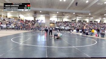 AA 132 lbs Champ. Round 1 - Caleb Lawrence, White Station High School vs Brock Connatser, Hardin Valley Academy