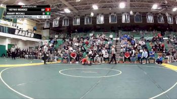 165 lbs 1st Place Match - Keyno Mendez, Wapakoneta High School vs Khary McCall, Springboro