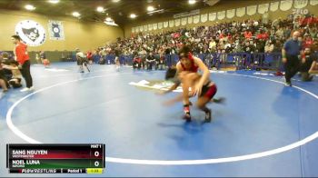 132 lbs Champ. Round 2 - Sang Nguyen, Westminster vs Noel Luna, Nipomo