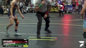 91 lbs Round 1 (6 Team) - Levi Halbert, Untouchables Purple vs Camden Brucker, Team Illinois