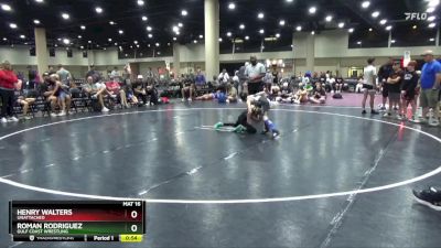 60 lbs Cons. Round 4 - Henry Walters, Unattached vs Roman Rodriguez, Gulf Coast Wrestling