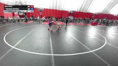 126 lbs Cons. Round 5 - Ben Pece, Askren Wrestling Academy vs Broden Butzke, Askren Wrestling Academy