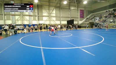 108 lbs Quarters - Colburn Holmberg, Inland Northwest Wrestling Training Center vs Lorenzo Castro, Scrap Yard Garage Wrestling