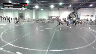 144 lbs Quarterfinal - Johny Guillen, Siu Wrestling vs TerryJ Spivey, Rancho Bernardo WC