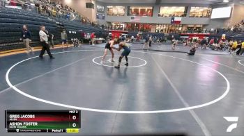 157 lbs Quarterfinal - Greg Jacobs, Allen vs Ashon Foster, Klein Collins