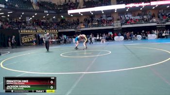 145 lbs Champ. Round 1 - Jackson Iverson, Bethel High School vs Princeton Mike, Nenana High School