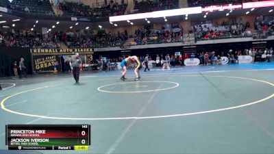 145 lbs Champ. Round 1 - Jackson Iverson, Bethel High School vs Princeton Mike, Nenana High School