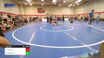 70 lbs Rr Rnd 3 - Faith Turpin, Harrah Little League Wrestling vs Timberlyn Edwards, Runestone