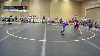 50 lbs Consolation - Alivia Phillips, Bismarck Gorilla WC vs Hadley McLaughlin, Havre WC