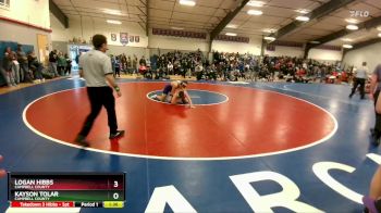 175A Cons. Round 3 - Kayson Tolar, Campbell County vs Logan Hibbs, Campbell County