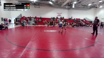 105 lbs Semifinal - Tessa Griffin, Severance vs Hailey Brown, Vista Peak