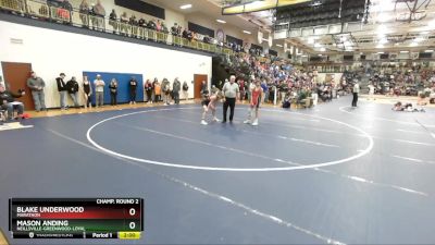 113 lbs Champ. Round 2 - Blake Underwood, Marathon vs Mason Anding, Neillsville-Greenwood-Loyal