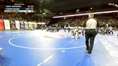 157 Class 4 lbs Cons. Semi - Grady Mortensen, Lee`s Summit West vs Carter Howard, Neosho