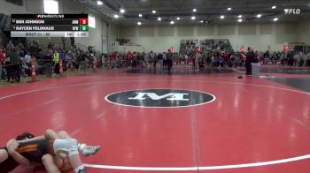 80 lbs Champ. Round 2 - Raycen Feldhaus, Howard Youth Wrestling vs Ben Johnson, ANML