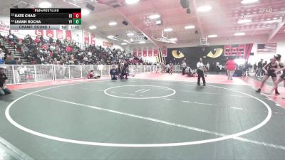 115 lbs Champ. Round 1 - Kate Chao, Eleanor Roosevelt vs Leann Rocha, Yucca Valley