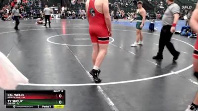 215 lbs Round 2 (16 Team) - Cal Wells, Broken Bow vs Ty Shoup, Gretna