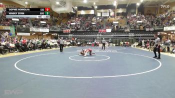 145 lbs 1st Place Match - Sophie Homolka, Ellsworth HS vs Kinsey Zorn, Russell HS