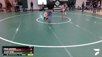 70 lbs 2nd Place Match - Wyatt Byrd, Wyoming Underground Wrestling vs Miles Jackson, Eastside United Wrestling Club
