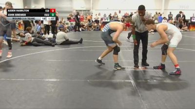 144 lbs Round 3 (4 Team) - John Brewer, RWA Blue vs Aiden Hamilton, Reverence United White