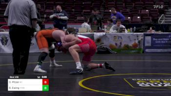 285 lbs Consi Of 4 - Dylan Pitzer, Mt. Pleasant vs Braden Ewing, Tyrone