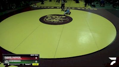 90 lbs Quarterfinal - Levi Moenkedick, Hibbing vs Parker Madison, Summit Wrestling Academy