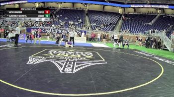 D2-144 lbs 7th Place Match - Levi Baker, Fowlerville HS vs Garret Schihl, Lutheran North (Macomb)