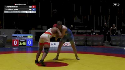 FS 97 lbs 1st Place Match - Jastej Mundi, Rustom vs Connor Bren, Dinos Wrestling Club