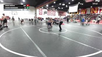 175 lbs Quarterfinal - Cross Rodriguez, Calvary Chapel vs Diego Mescia, Chaparral