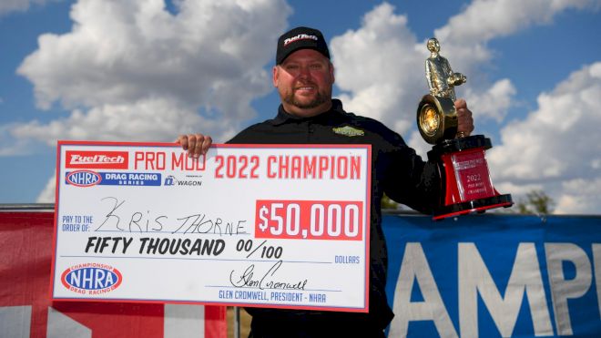 Kris Thorne Clinches FuelTech NHRA Pro Mod Drag Racing Series Championship