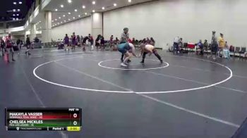 185 lbs Round 4 (10 Team) - Makayla Vasser, Nebraska Tidal Wave vs Chelsea Mickles, Peg Leg Legion