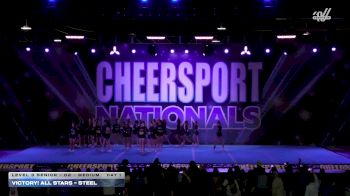 Victory! Allstars - Steel [2026 L3 Senior - D2 - Medium Day 1] 2026 CHEERSPORT National All Star Cheerleading Championship