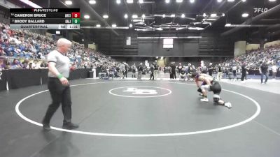 144 lbs Quarterfinal - Cameron Bruce, Arkansas City vs Brody Ballard, Basehor-Linwood HS