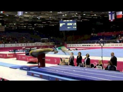 Maria KHARENKOVA RUS, Vault Final, European Gymnastics Championships 2012 (2)