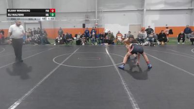 96 lbs Round 6 (10 Team) - Elijah Wineberg, Prodigy vs Eli Walters, Notre Dame Lions