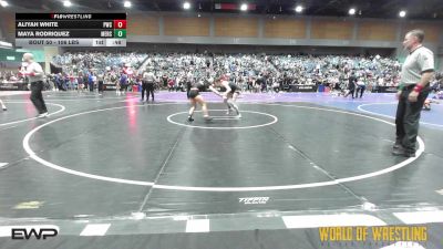 106 lbs Consi Of 4 - Aliyah White, Petaluma WC vs Maya Rodriquez, Merced Bears WC