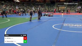 85 lbs Semifinal - Hunter White, Ram Wrestling Academy vs Koda Alexander, RAW