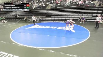 6A 140 lbs Cons. Semi - Addison Hutchison, Lehi vs Hailey Harvie, Herriman
