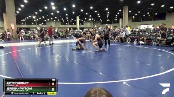 165 lbs Placement Matches (32 Team) - Jeremiah Wysong, Team Chattanooga vs Justin Whitney, MF Army