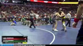 3 lbs Quarterfinal - Jace Anderson, Ankeny vs Dustin Bohren, Bettendorf