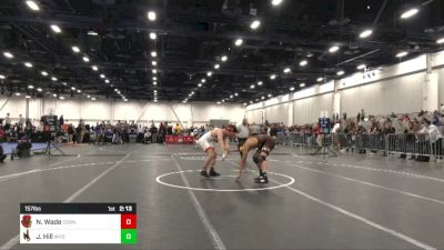 157 lbs C Of 8 #1 - Nate Wade, Cornell vs Jared Hill, Wyoming