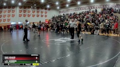 106 lbs Semifinal - Loc Webber, Dublin Coffman vs Sam Adams, Massillon Perry