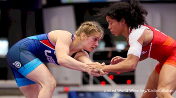 72 kg 1/4 Final - Kendra Augustine Jocelyne Dacher, France vs Amit Elor, United States