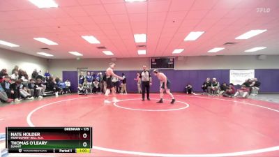 175 lbs Cons. Round 4 - Thomas O`Leary, Summit vs Nate Holder, Montgomery Bell Aca.