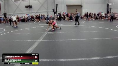 98 lbs Round 6 (8 Team) - Kyle Capodanno, Strive Wrestling vs Jamen Haliburton, Kraken Red