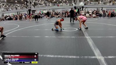 114 lbs Round 6 (8 Team) - Grace Palumbo, RaZor GWC vs Camila Malave, Full Circle Green