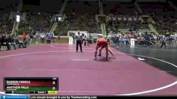 220 lbs Cons. Round 3 - Matthew Mills, Dothan HS vs Barron Criddle, Thompson HS