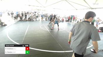 132 lbs Consi Of 8 #1 - Henry Arellano, California Grapplers vs Gaige Paxton, Chaparral HS