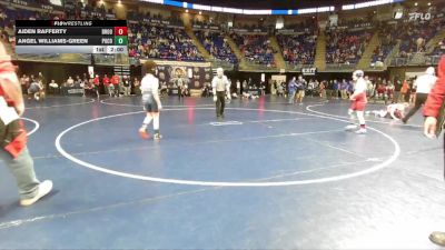 120 lbs Quarterfinal - Aiden Rafferty, Brookville vs Angel Williams-Green, Pocono Mountain West