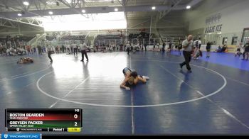 102 lbs Quarterfinal - Greysen Packer, Upper Valley Aces vs Boston Bearden, Team Prestige